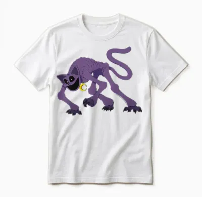 Kids Poppy Playtime Co Catnap Children's Toy Unisex T-Shirt - White