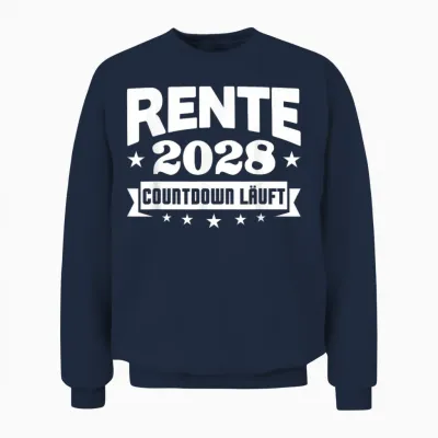 Legenden Gehen 2028 in Rente Ruhestand Rentner 2028 Unisex Sweatshirt - Navy
