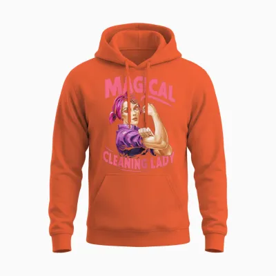 Humeur De Fée Du Ménage Magique Unisex Hoodie - Orange