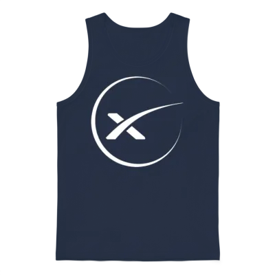 Space X Spacex Elon Musk Unisex Tank Top - Navy