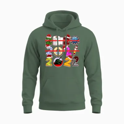 Hilarious Funny Christmas Memes - Funny Christmas Unisex Hoodie - Military Green