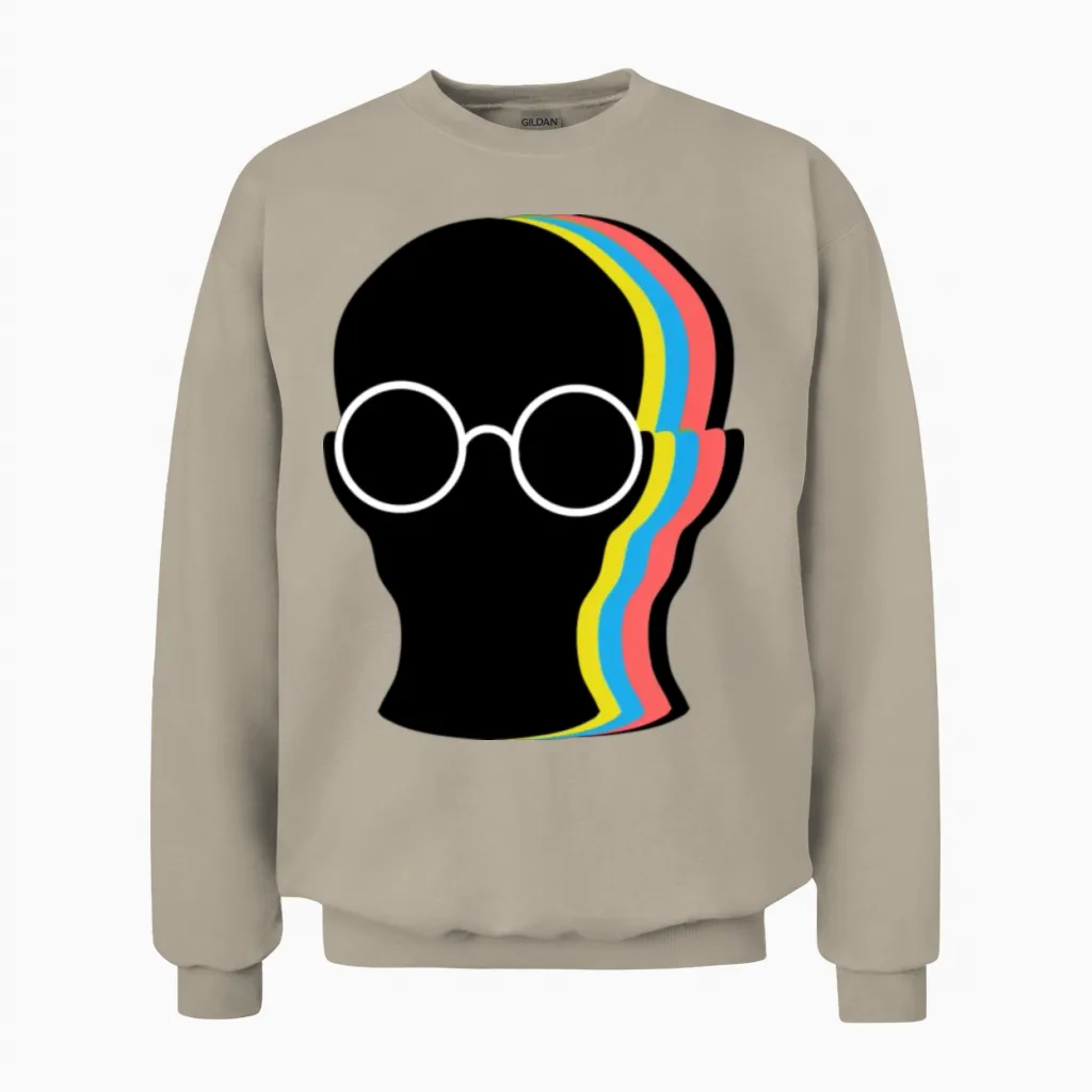 Funny Adult Unisex Sweatshirt in Sand