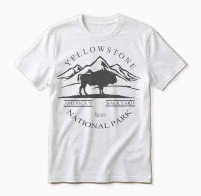 Yellowstone Unisex T-Shirt - White
