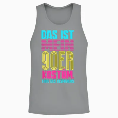 Das Ist Mein 90s Kostüm 90s Unisex Tank Top - Sport Grey