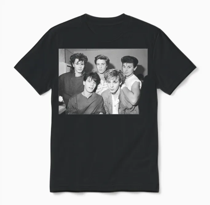 Duran Duran Rio Era Bandfoto 1982 Unisex T-Shirt in Black