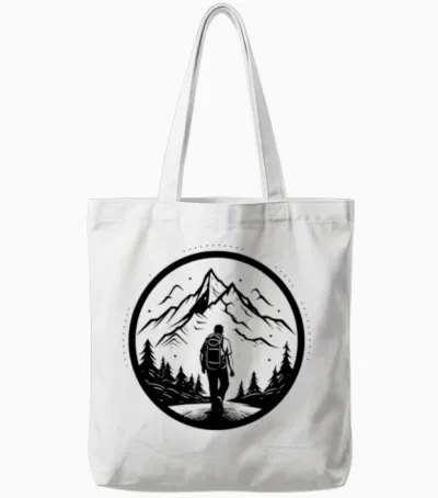 Hiking Tote Bags - White