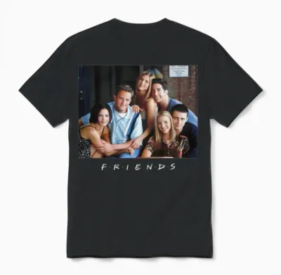 Friends Photo Logo Unisex T-Shirt - Black