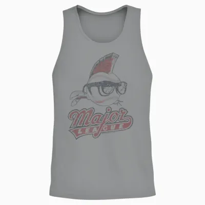 Major League Vintage Logo Unisex Tank Top - Sport Grey