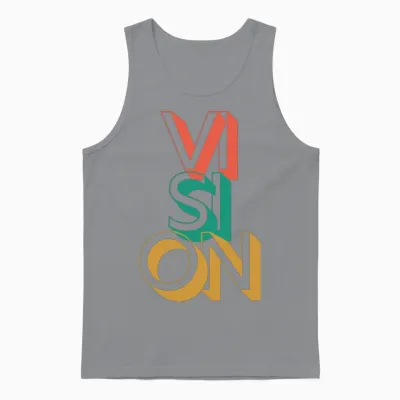 Retro Vision Unisex Tank Top - Sport Grey