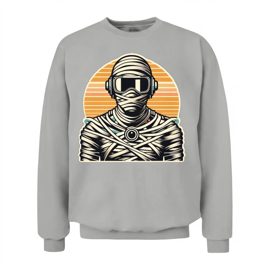 Retro Mummy Unisex Sweatshirt - Ash