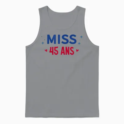 Miss 45 Ans Unisex Tank Top - Sport Grey