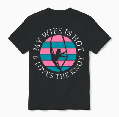 Aerial Silks. Aerial Silk Unisex T-Shirt - Black