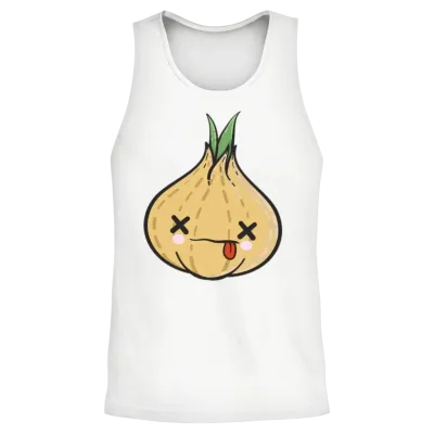 Funny Dead Onion Unisex Tank Top - White