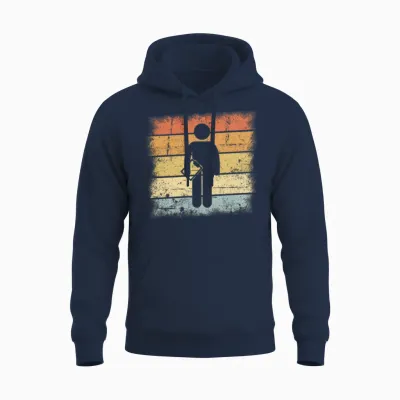 Coach Trainer Retro Unisex Hoodie - Navy