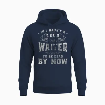 Waiter Professional Service Professional Cuisine Unisex Hoodie - Navy
