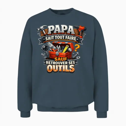 Gift Dad Handyman Diy Tools Father's Day Christmas Unisex Sweatshirt - Dark Heather