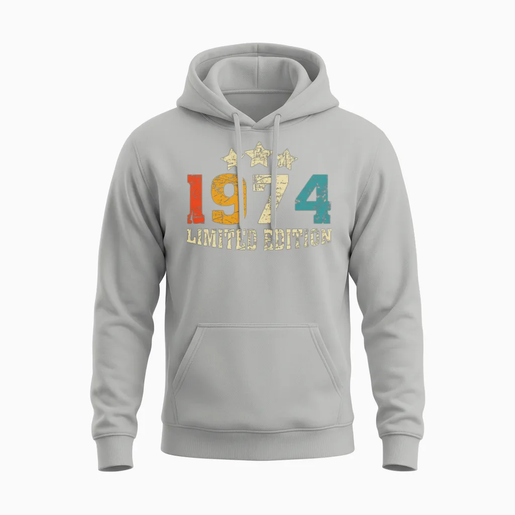 Limited Edition 1974 Unisex Hoodie in Ash