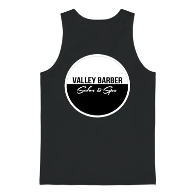 Valley Barber Salon & Spa Unisex Tank Top - Black