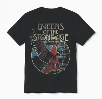 Queens of Stone Age Eagle Unisex T-Shirt - Black