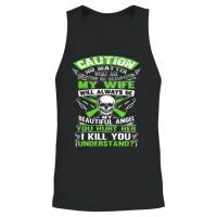 My Wife - My Wife - My Wife Will Always Be Beaut Unisex Tank Top - Black – 2