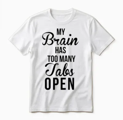 Brain Tabs Unisex T-Shirt - White