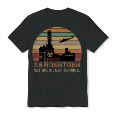 Roentgen 3.6 Not Great Not Terrible Meme Unisex T-Shirt - Black