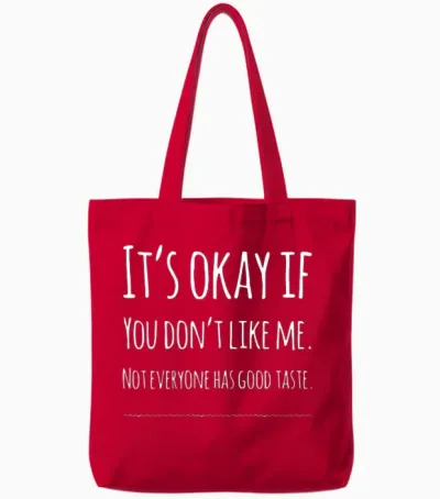 Funny Tote Bags - Red