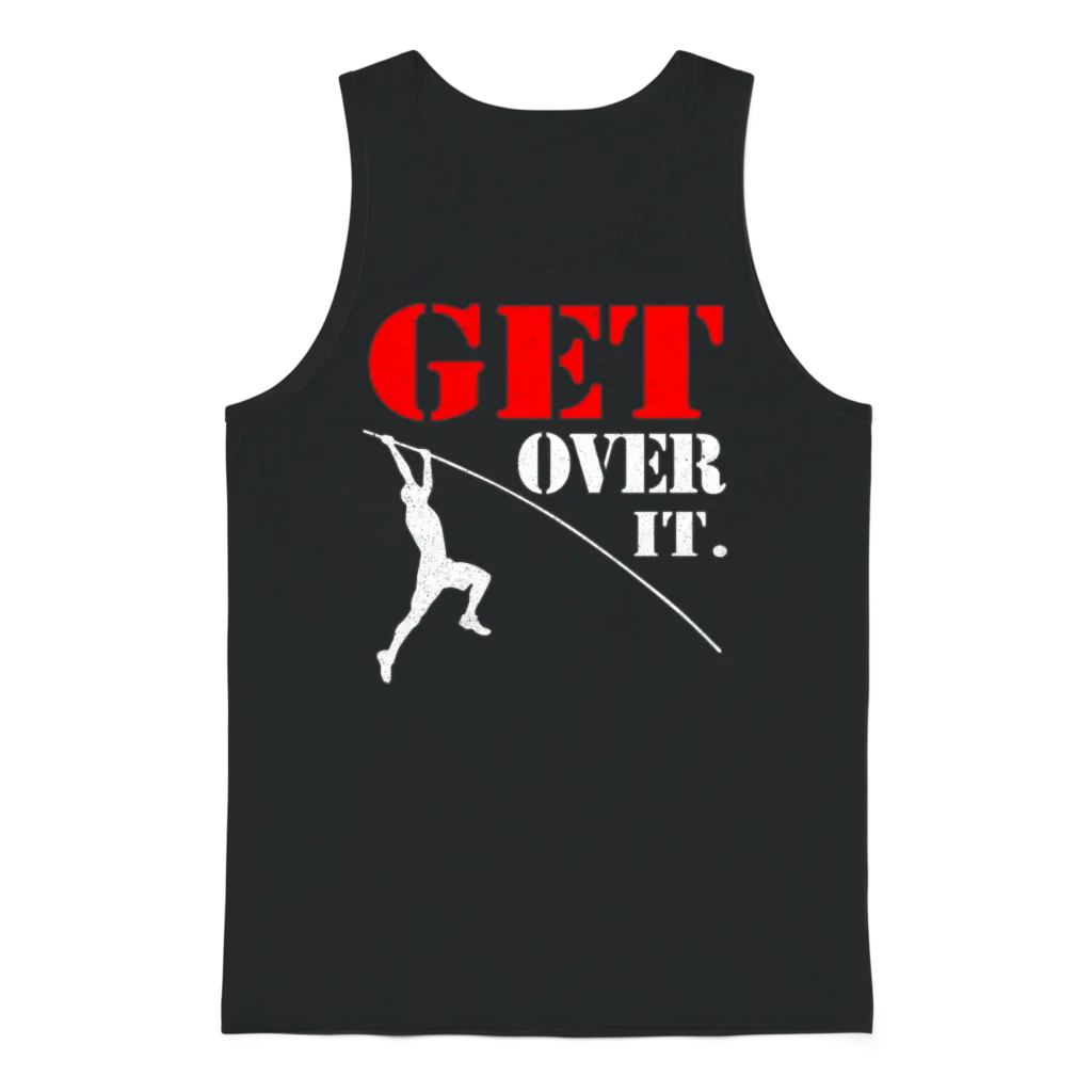 Pole Vault Unisex Tank Top - Black