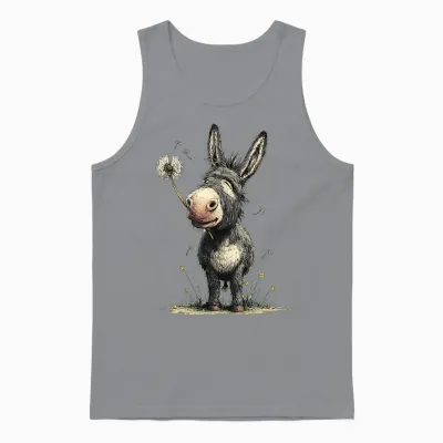 Cooles Pusteblume Esel Kostüm Für Blumen- Und Eselliebhaber Unisex Tank Top - Sport Grey