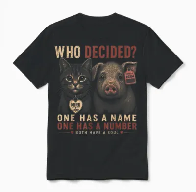 Végétalien Spécialisme Véganisme Droits Des Animaux Libération Animale Vegan Unisex T-Shirt - Black