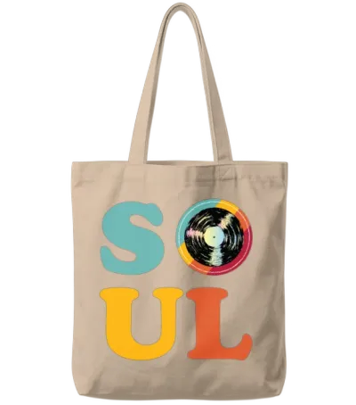 Soul Retro Tote Bags - Natural