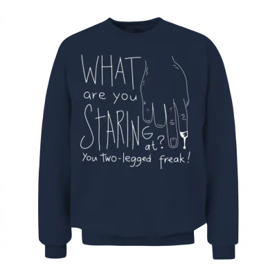 Funny Amputee Unisex Sweatshirt - Navy