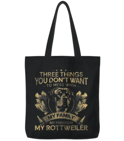 Pedigree Dog Service Dog Fighters Tote Bags - Black