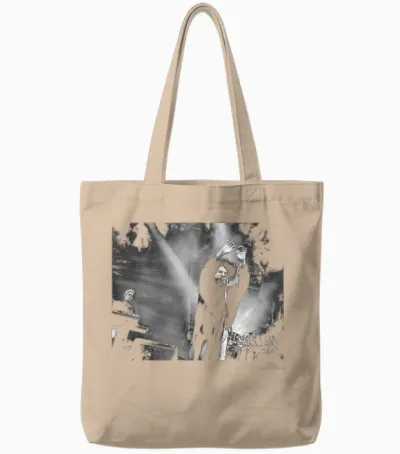 Robert Smith the Cure Live 1989 Von Phil Nicholls Tote Bags - Natural