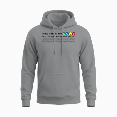Sangerism - Now I Know My Acgt Unisex Hoodie - Sport Grey