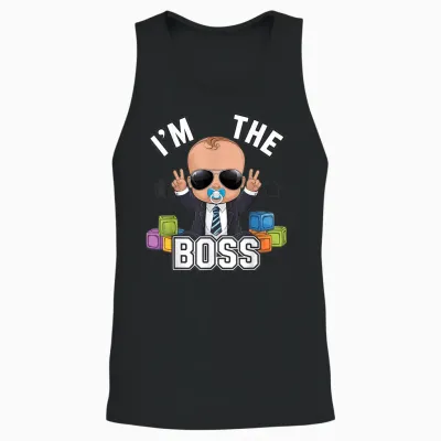 Baby Boss: I'm the Boss - Just Like a Boss for Kids! T-Shirt, Black, S Unisex Tank Top - Black