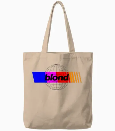 Frank Rapper Ocean Globe Worldwide Merch T-Shirt, Black, S Tote Bags - Natural