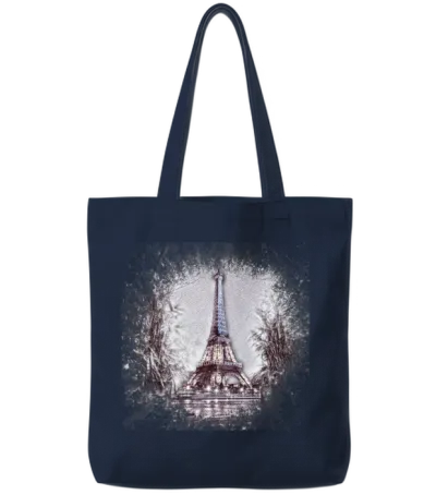 Paris Tote Bags - Navy