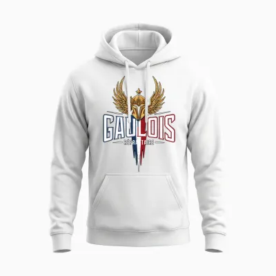 Patriotic Gaul Refractory Patriotic Patriotic Patriotic T-Shirt, Black, S Unisex Hoodie - White