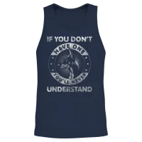 Fighting Dog Dog Guard Dog School Unisex Tank Top - Navy – 2