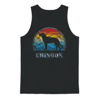 Chinook Dog Vintage Design Dog Unisex Tank Top - Black – 1