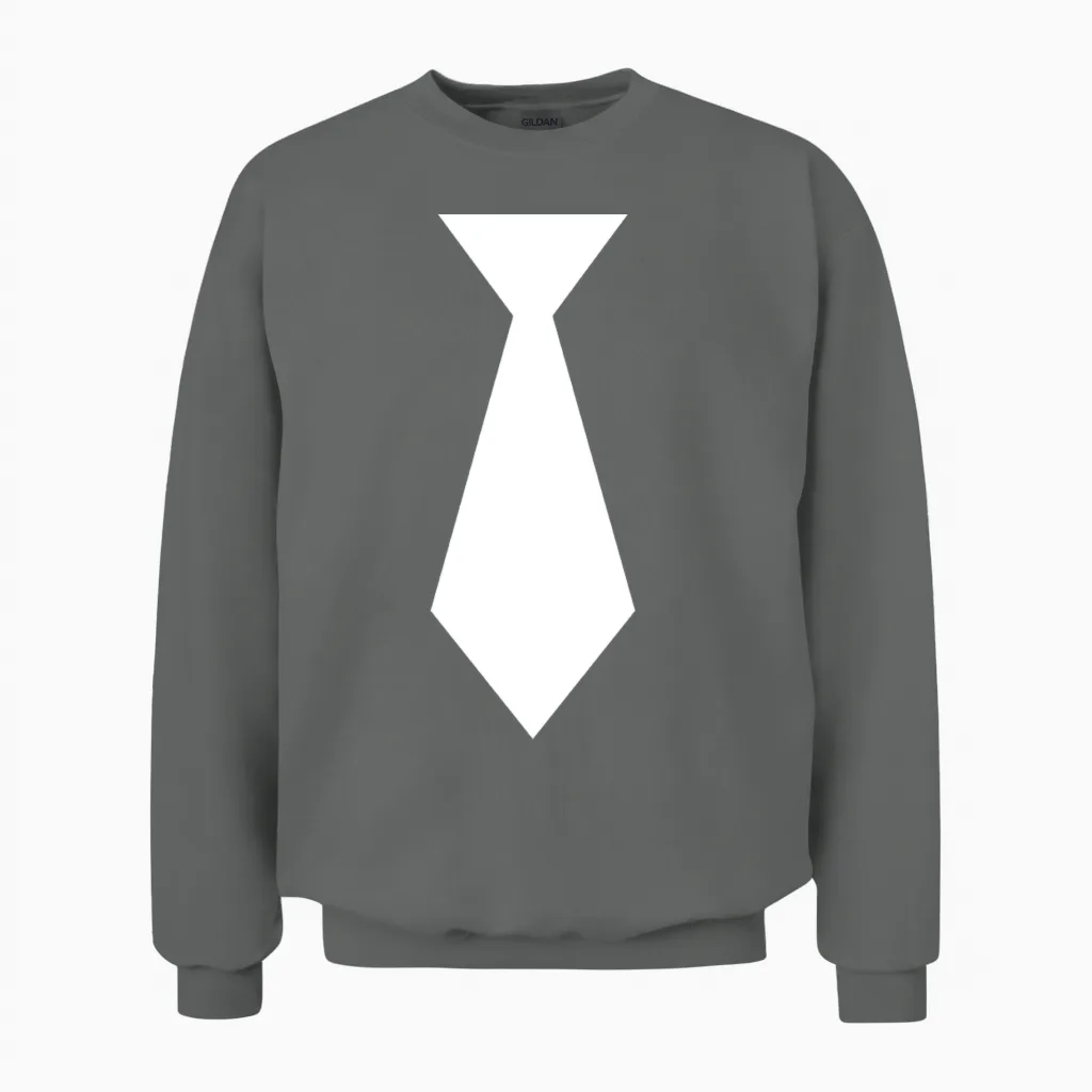 Tie Unisex Sweatshirt in Graphite Heather