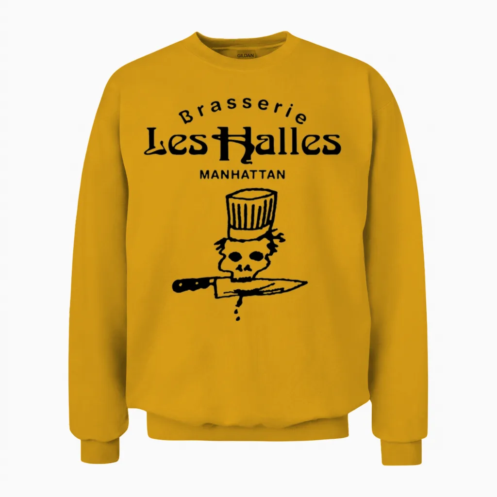 Les Halles Manhattan Unisex Sweatshirt in Gold