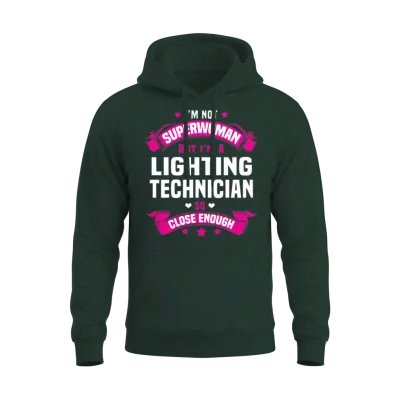 Lighting Technician Unisex Hoodie - Forest