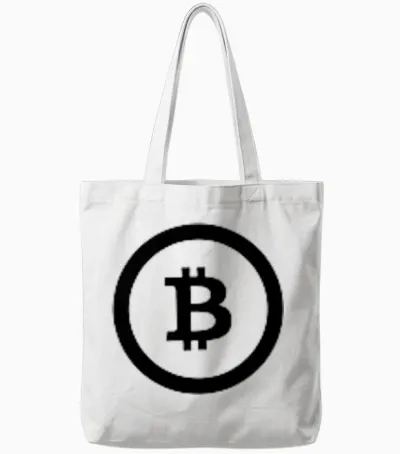 Bitcoin Btc Michael Saylor Tote Bags - White