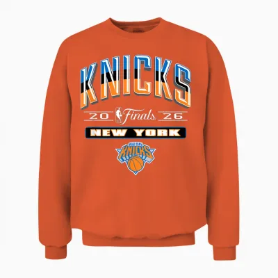Nba 2026 Finals New York Knicks Final Push Unisex Sweatshirt - Orange