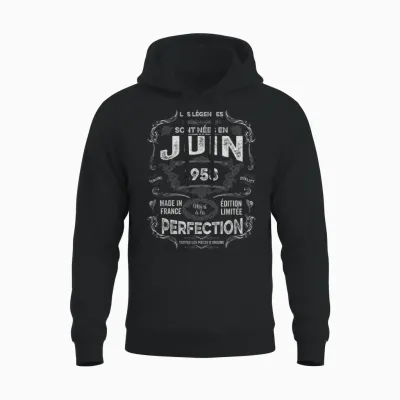Les Légendes Sont Nées En Juin 1958 68e Anniversaire Unisex Hoodie - Black