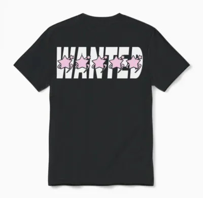 Wanted Unisex T-Shirt - Black