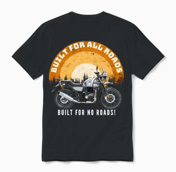 Royal Enfield Himalayan Unisex T-Shirt in Black