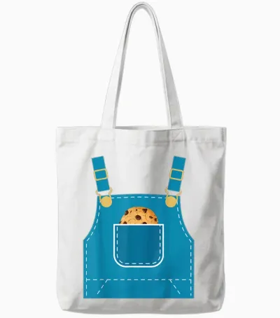 Funny Mouse Halloween Costume Book Cookie Teacher Student Tote Bags - White